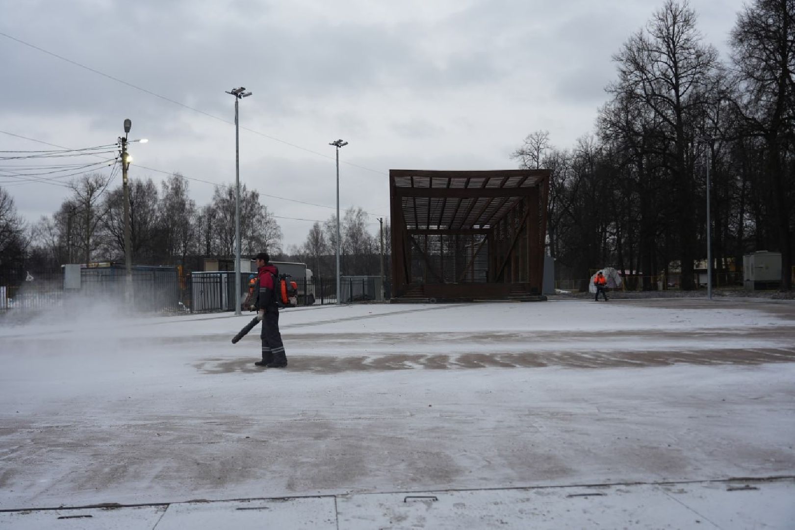 Спорт, Зима в Подмосковье, Сергиев Посад, Парки, Парки Подмосковья, Сергиево-Посадский городской округ, Катки, вертикалки,