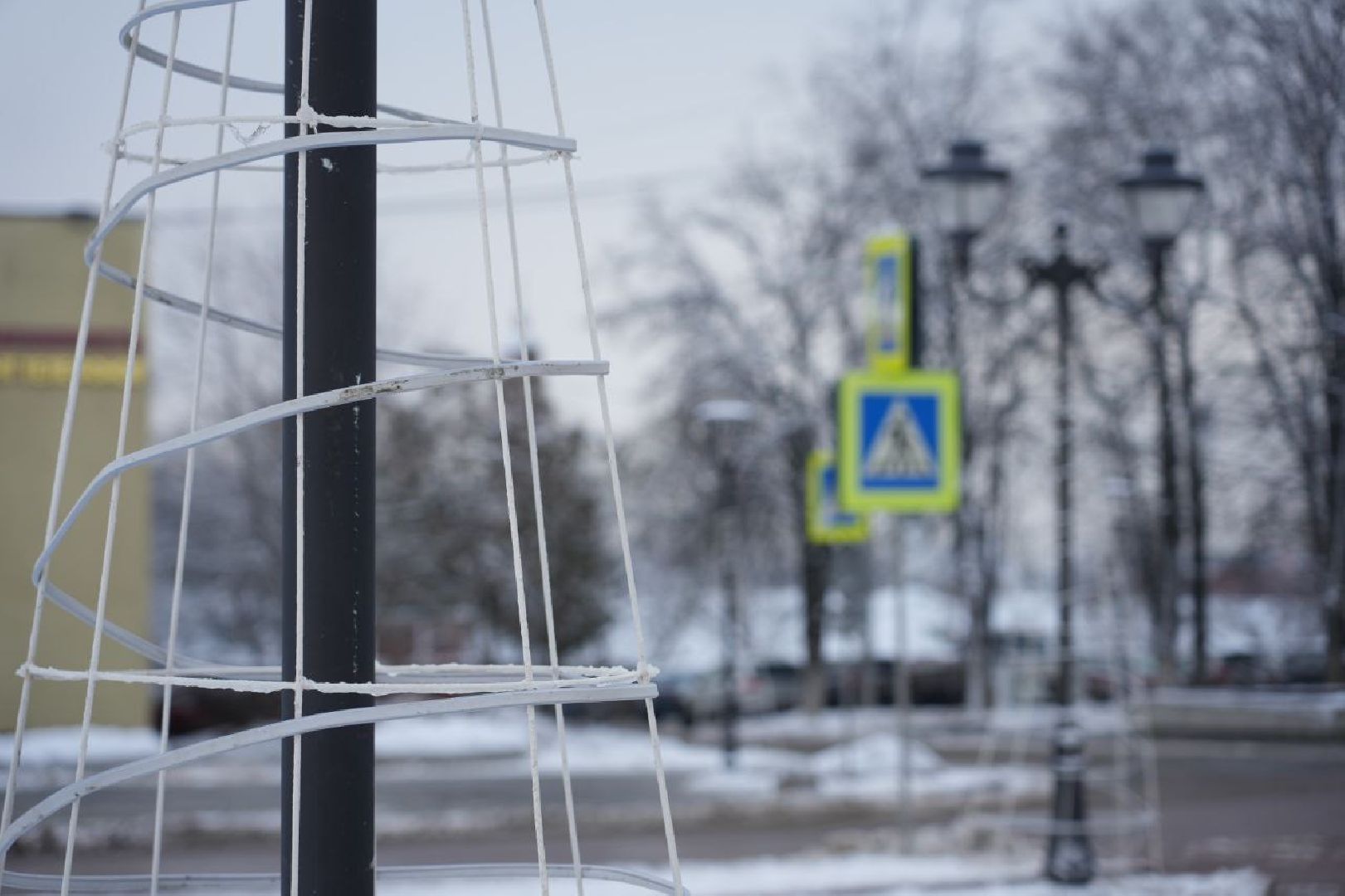Сергиев Посад, Сергиево-Посадский городской округ, Благоустройство, Новый год, Зима в Подмосковье, Украшения, вертикалки,