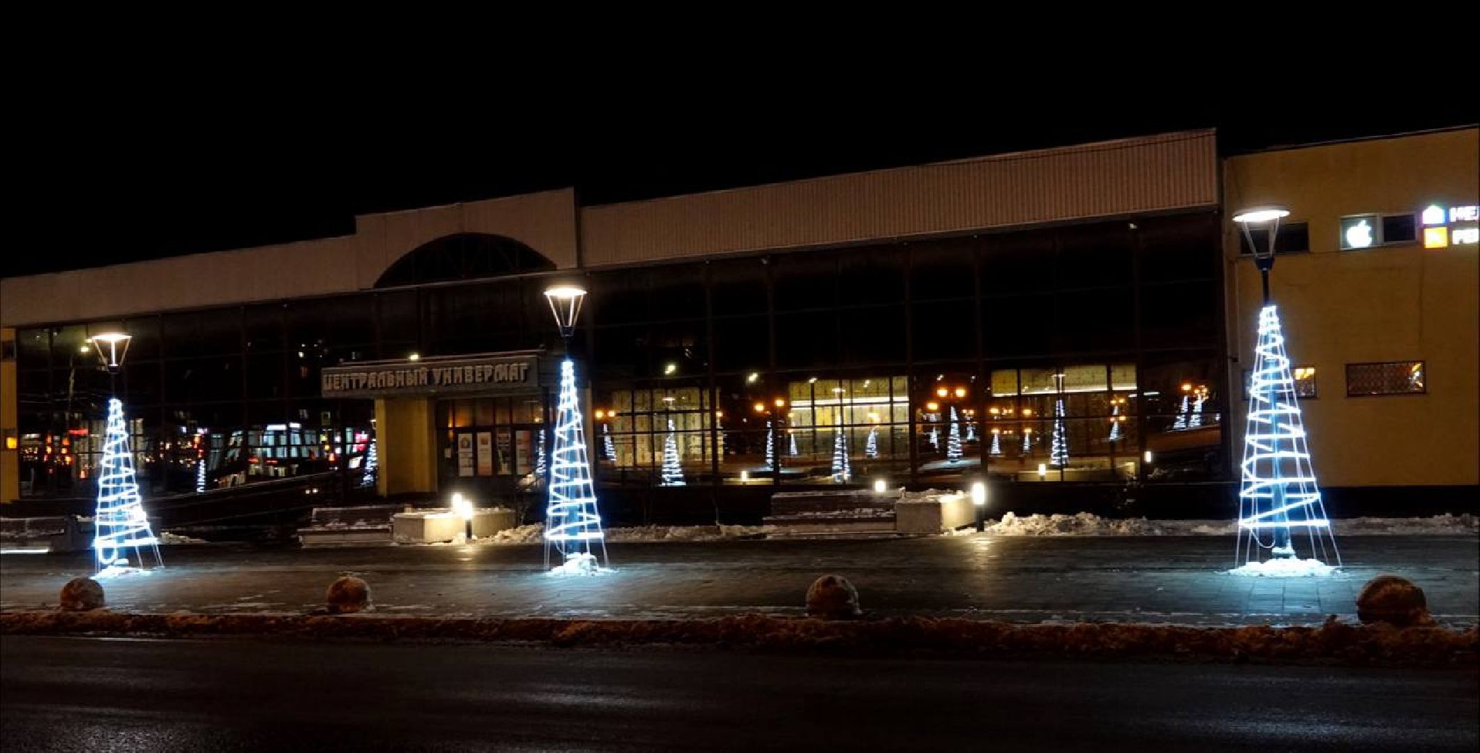 Сергиев Посад, Сергиево-Посадский городской округ, Благоустройство, Новый год, Зима в Подмосковье, Украшения, вертикалки,