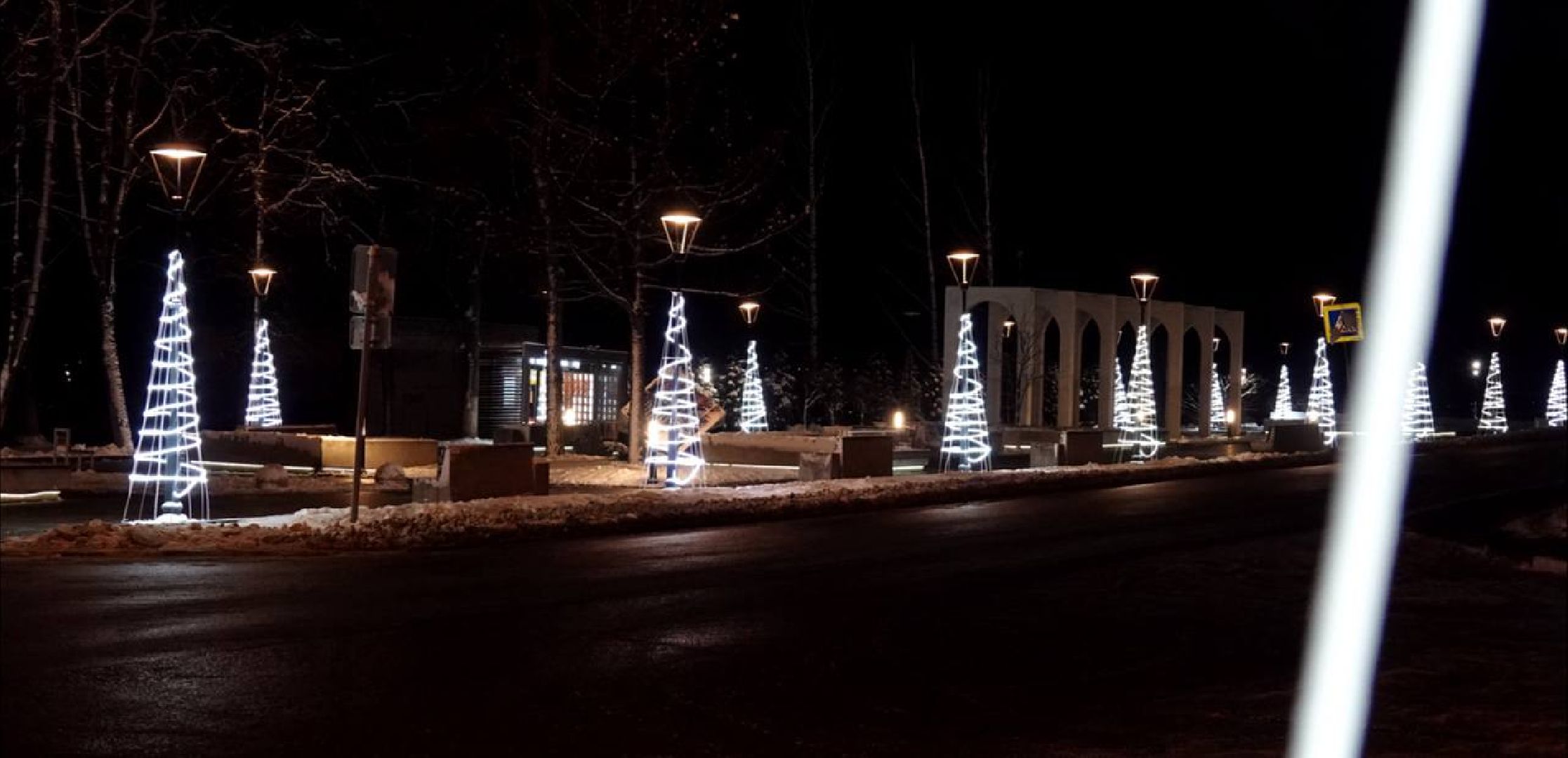 Сергиев Посад, Сергиево-Посадский городской округ, Благоустройство, Новый год, Зима в Подмосковье, Украшения, вертикалки,