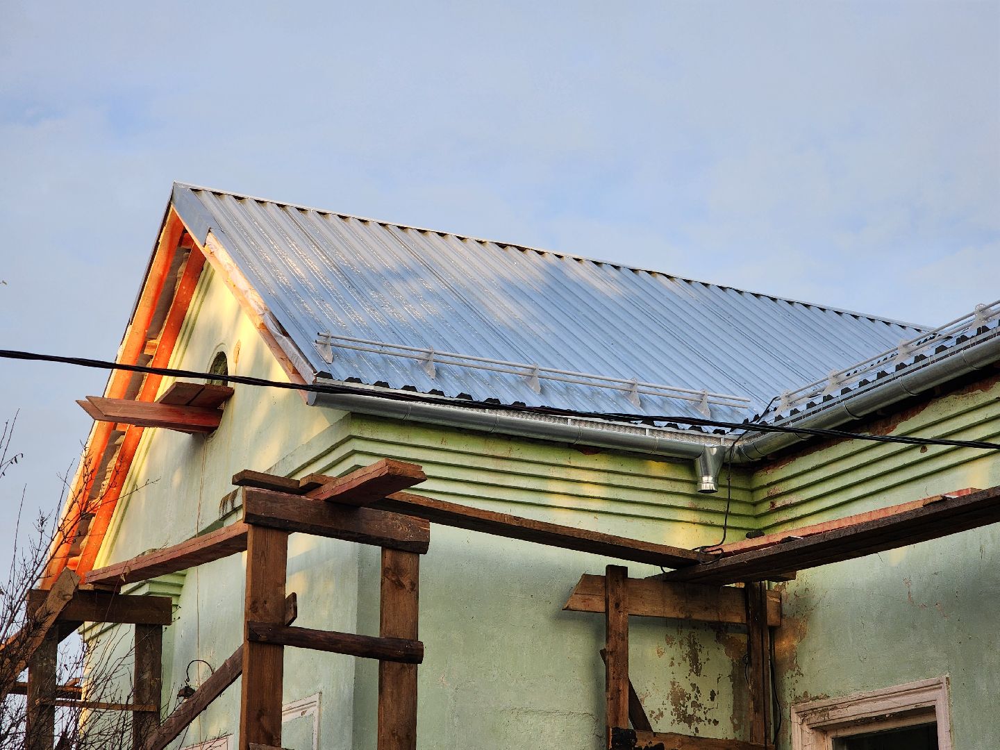 серпухов, деревня гавшино, дом культуры, замена кровли, капитальный ремонт, вертикалки,