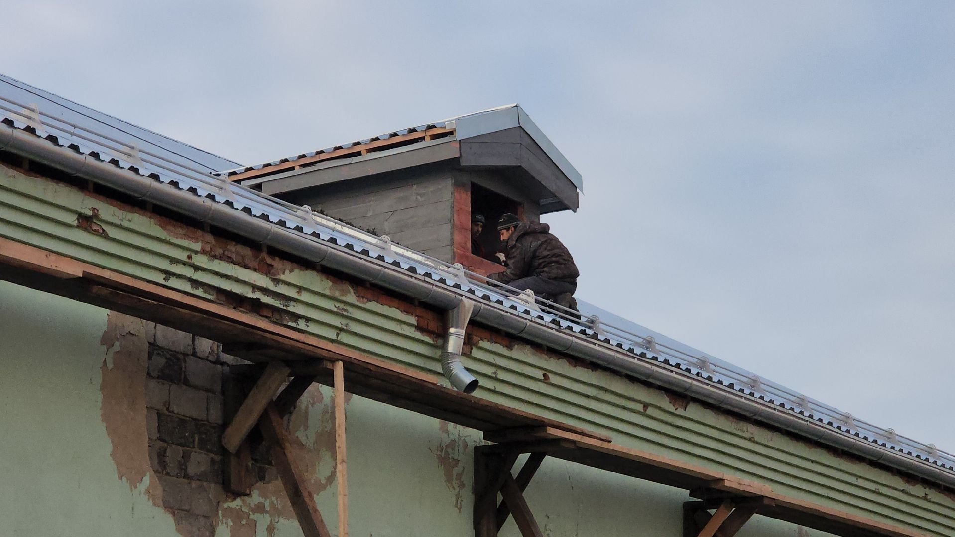 серпухов, деревня гавшино, дом культуры, замена кровли, капитальный ремонт, вертикалки,