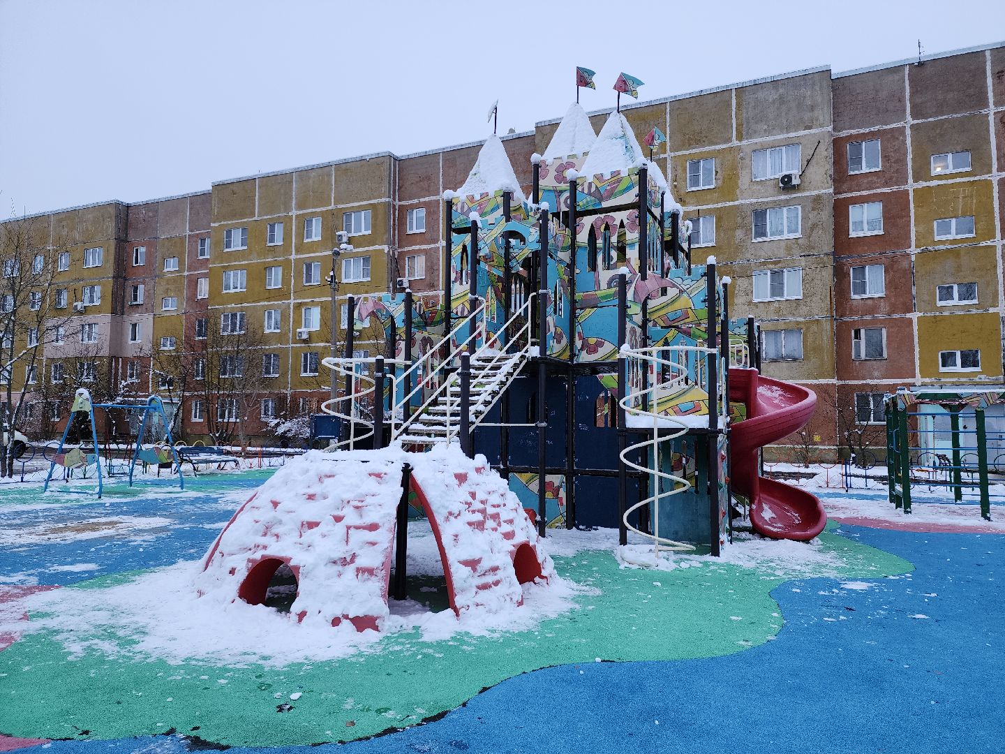 детская площадка, модернизация дип, губернаторская детская площадка, колюбакино, руза, рузский городской округ, московская область,