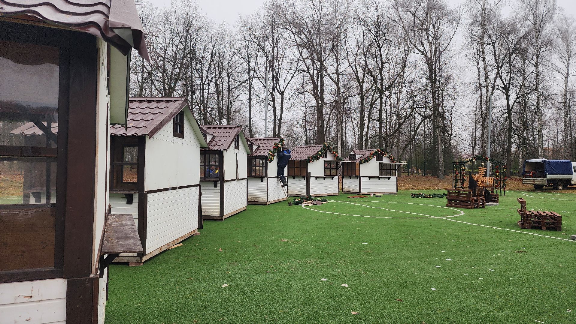 ступино, парки подмосковья, зима в подмомсковье, каток в парке, вертикалки,