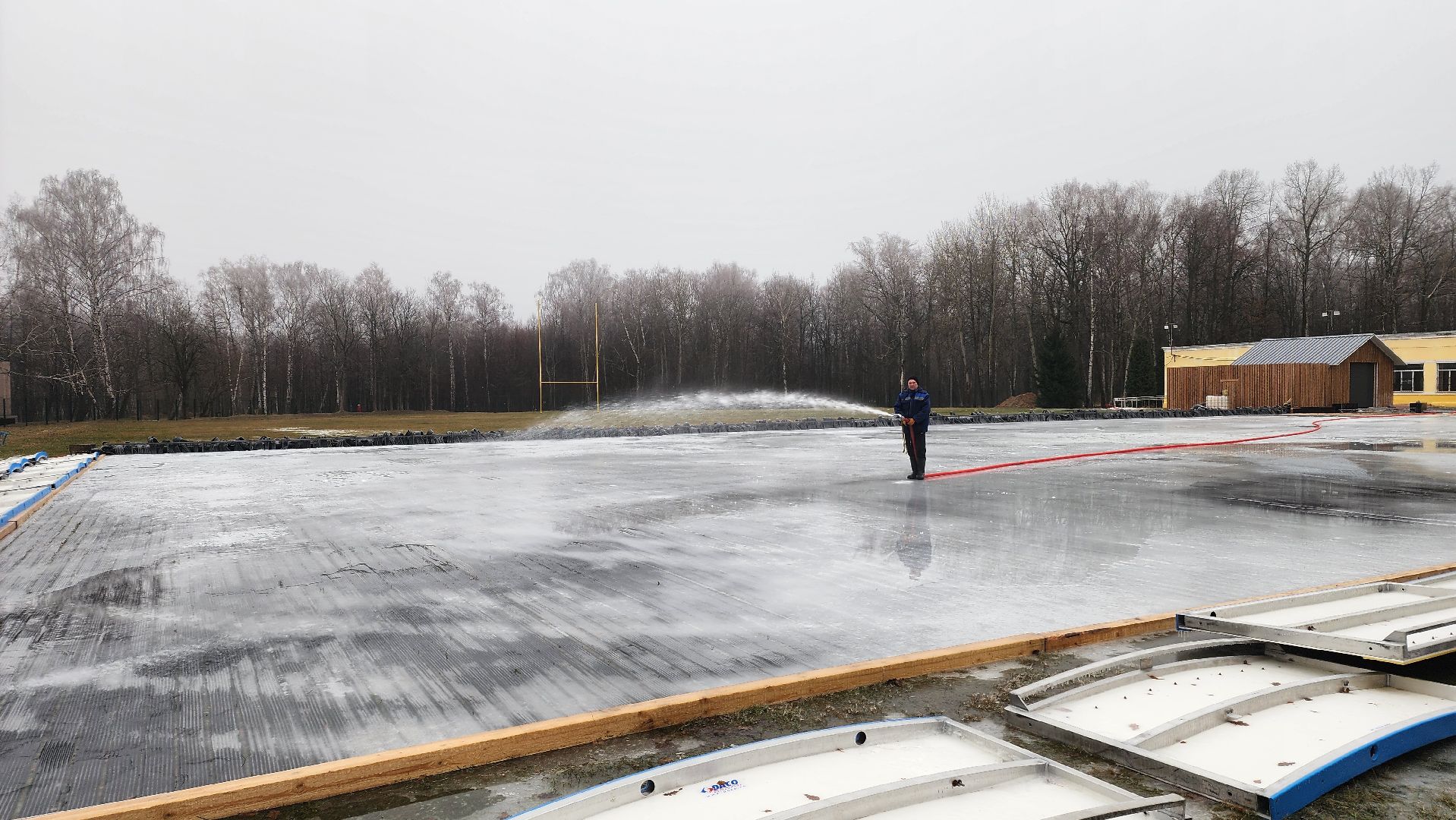 ступино, парки подмосковья, зима в подмомсковье, каток в парке, вертикалки,