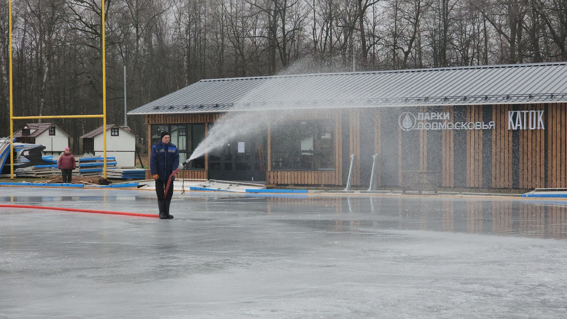 ступино, парки подмосковья, зима в подмомсковье, каток в парке, вертикалки,