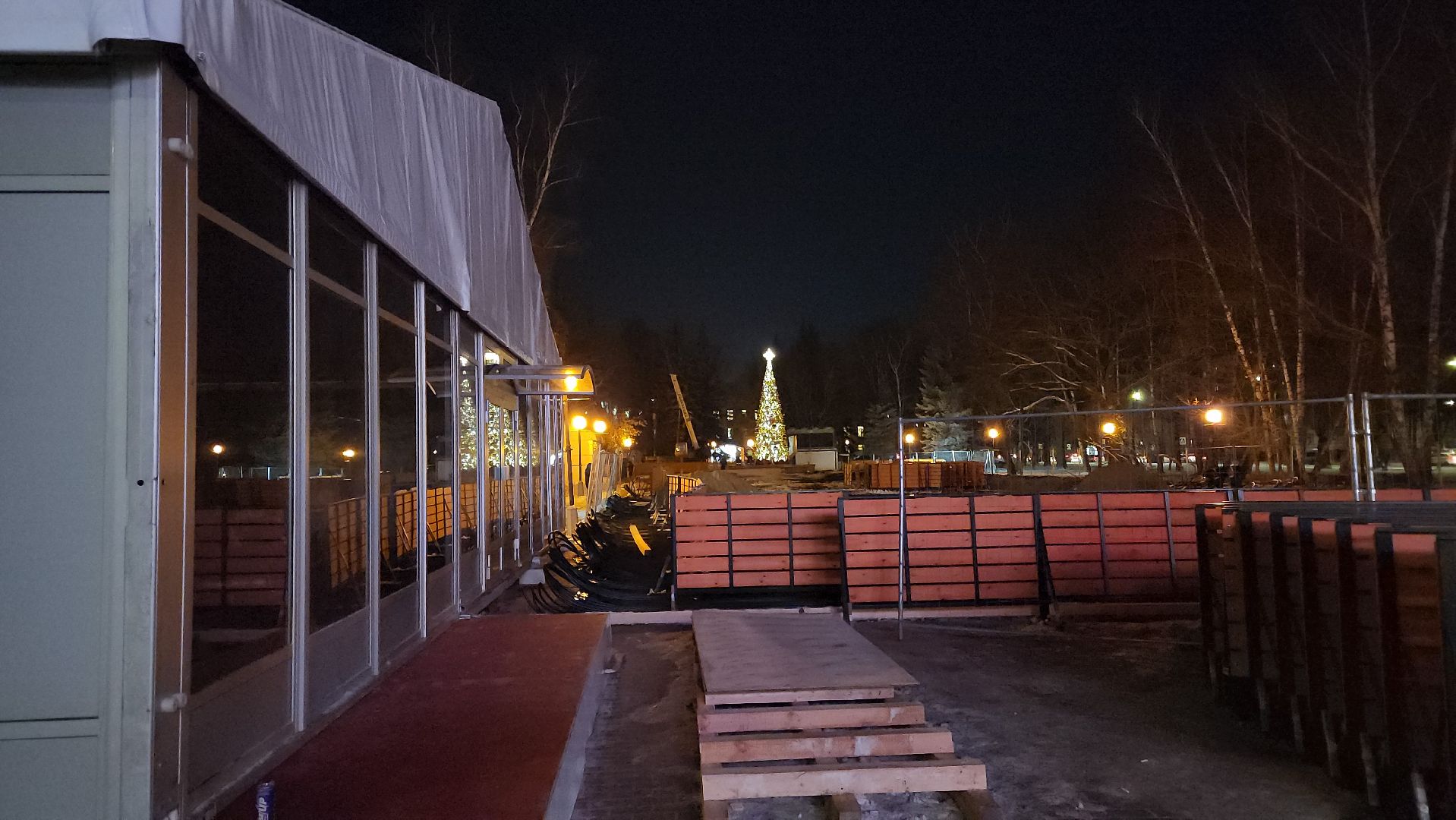 ель, каток, новый год, вертикалки,