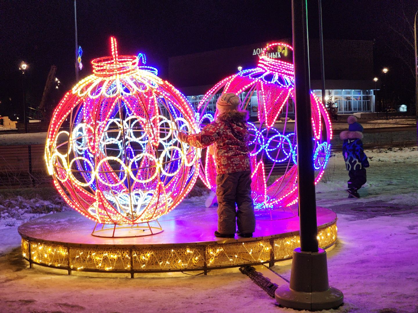 черноголовка, новый год, украшение города к новому году,