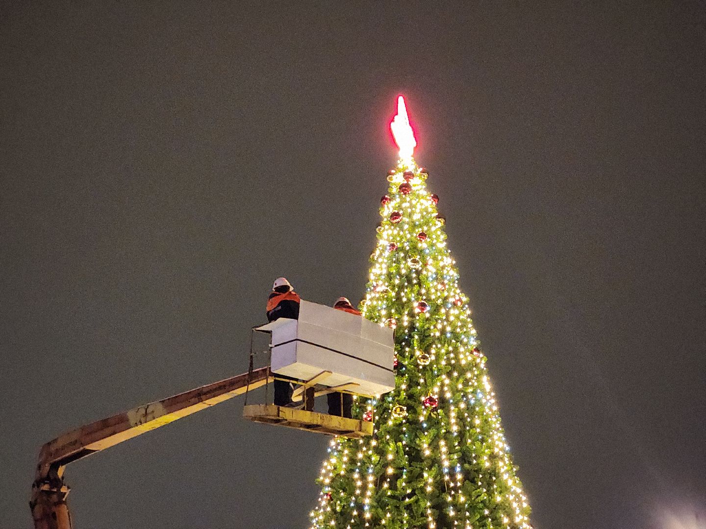 черноголовка, новый год, украшение города к новому году,