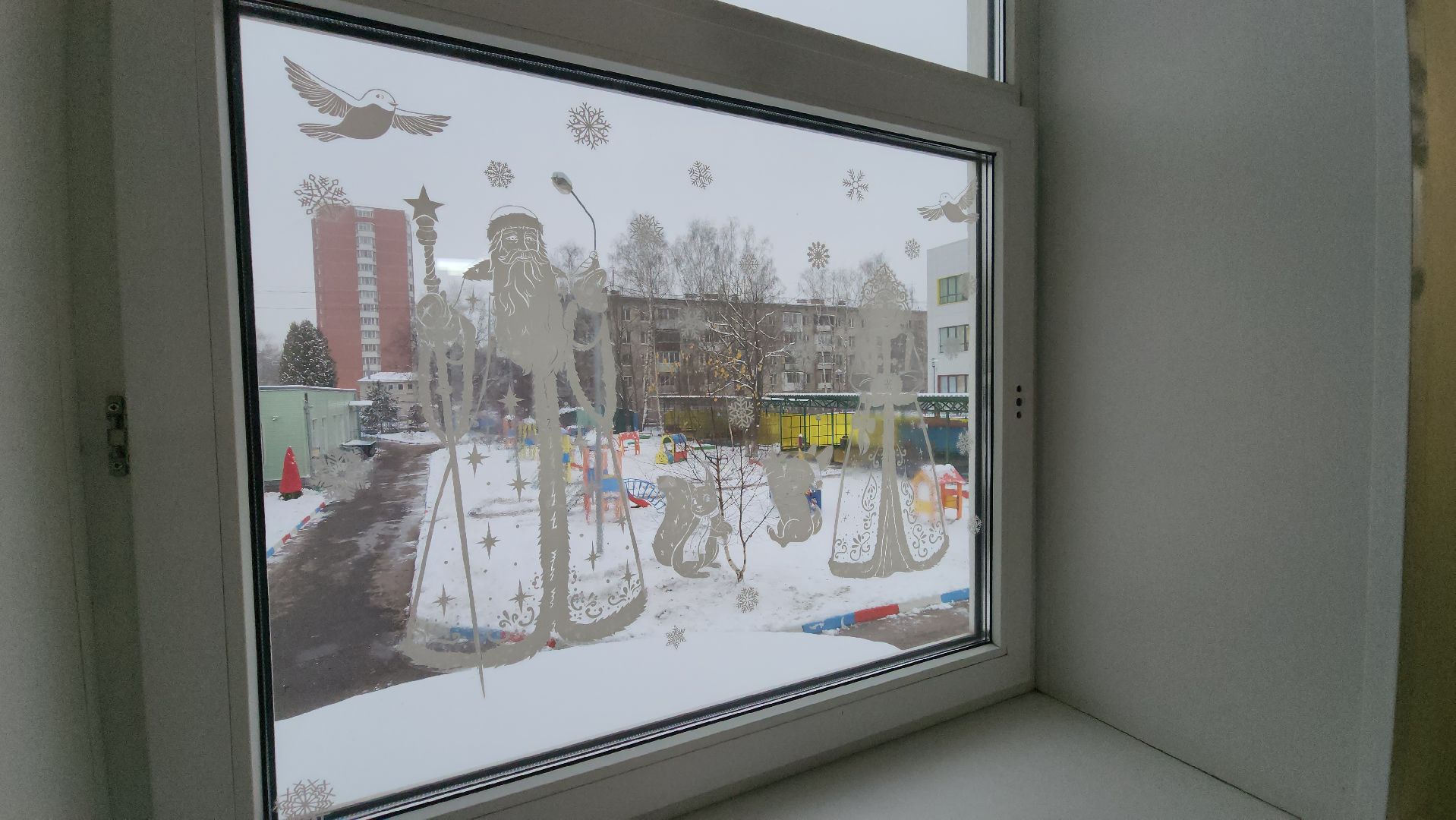 Украшения, Новый год, Лобня, Детский сад, вертикалки,