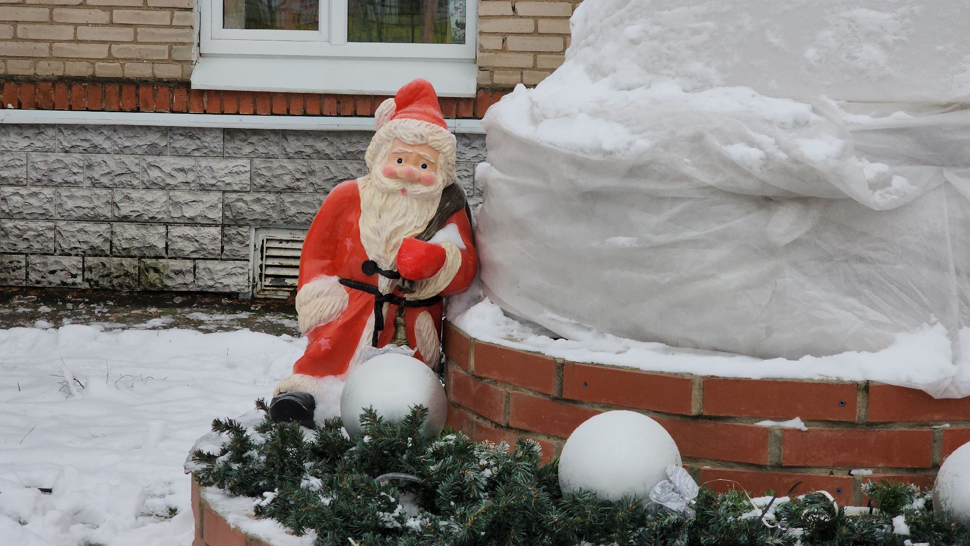 Украшения, Новый год, Лобня, Детский сад, вертикалки,