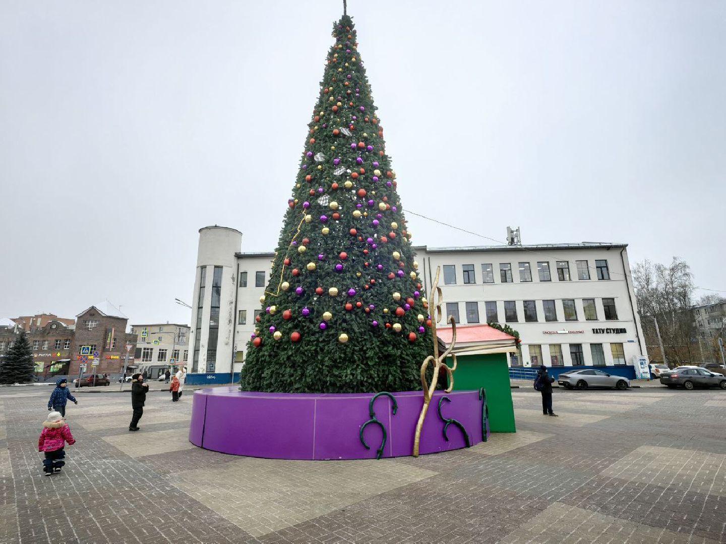 новогодняя елка, украшение, площадь, Дед мороз, письмо, вертикалки,