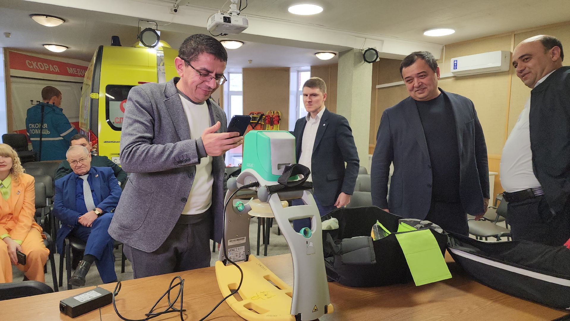 красногорск, скорая помощь, делегация из узбекистана,
