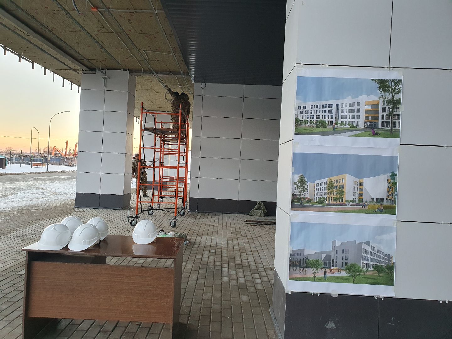 вертикалки, стоительство школы, марфино,