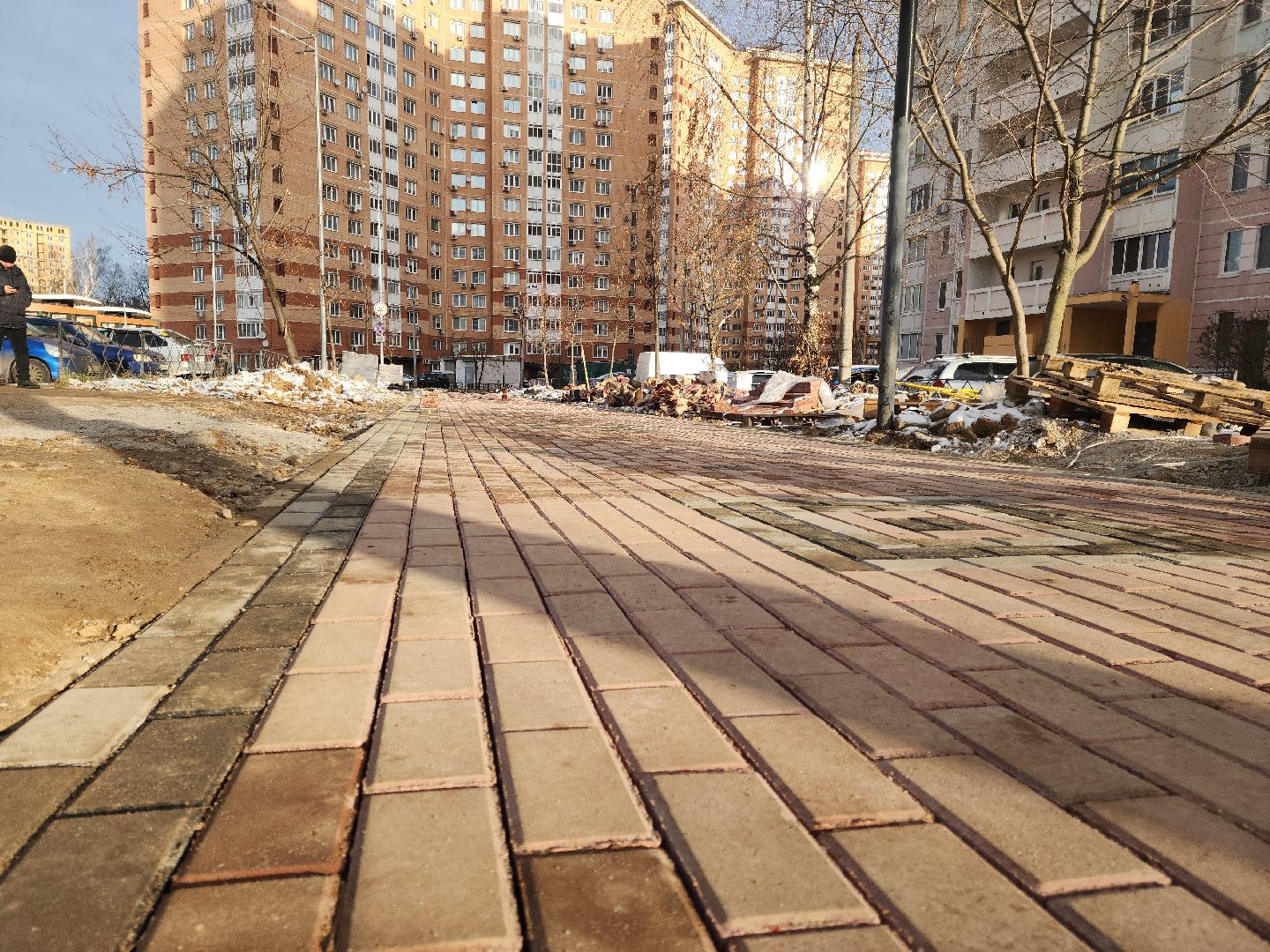 подольск, благоустройство, тротуарная плитка, асфальтирование, вертикалка,