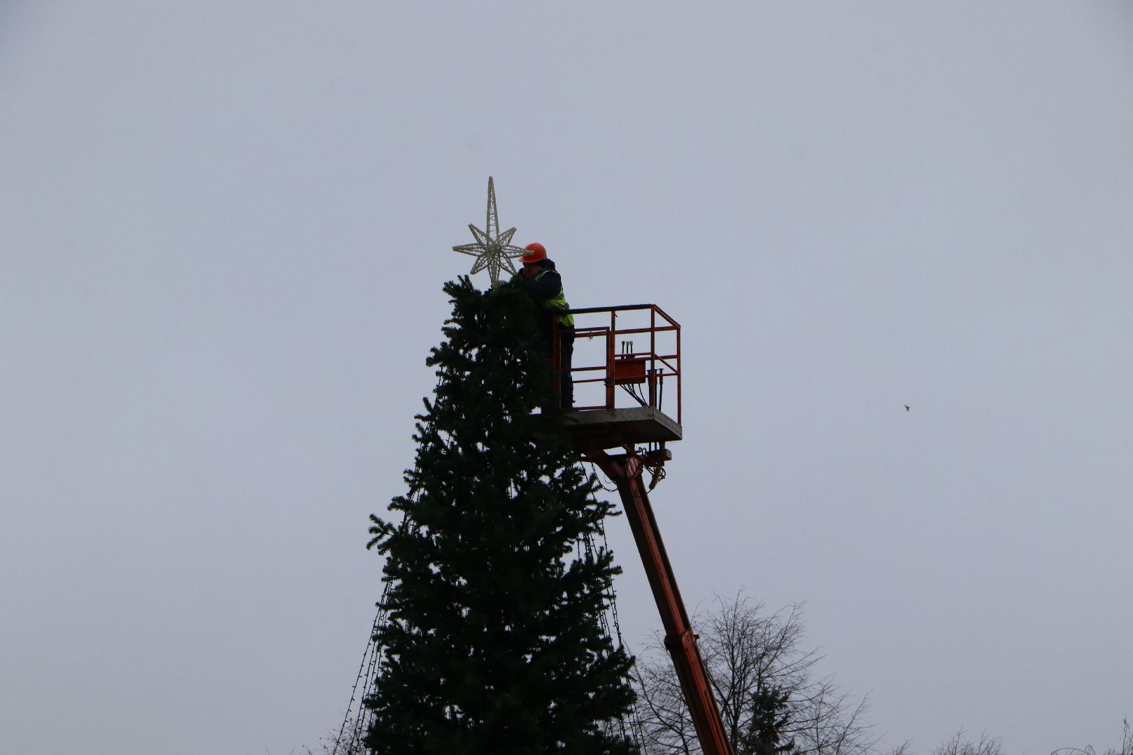 вертикалки, Серебряные Пруды, главная елка, площадь Чуйкова, новый год,