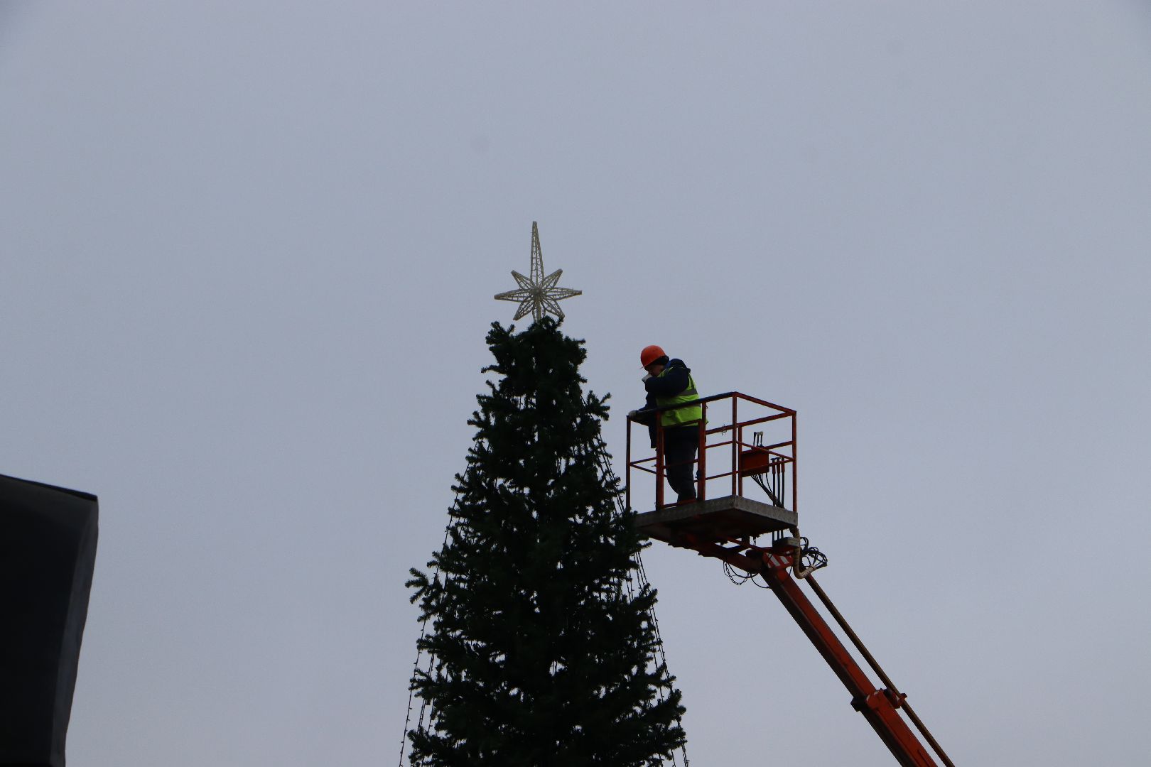 вертикалки, Серебряные Пруды, главная елка, площадь Чуйкова, новый год,