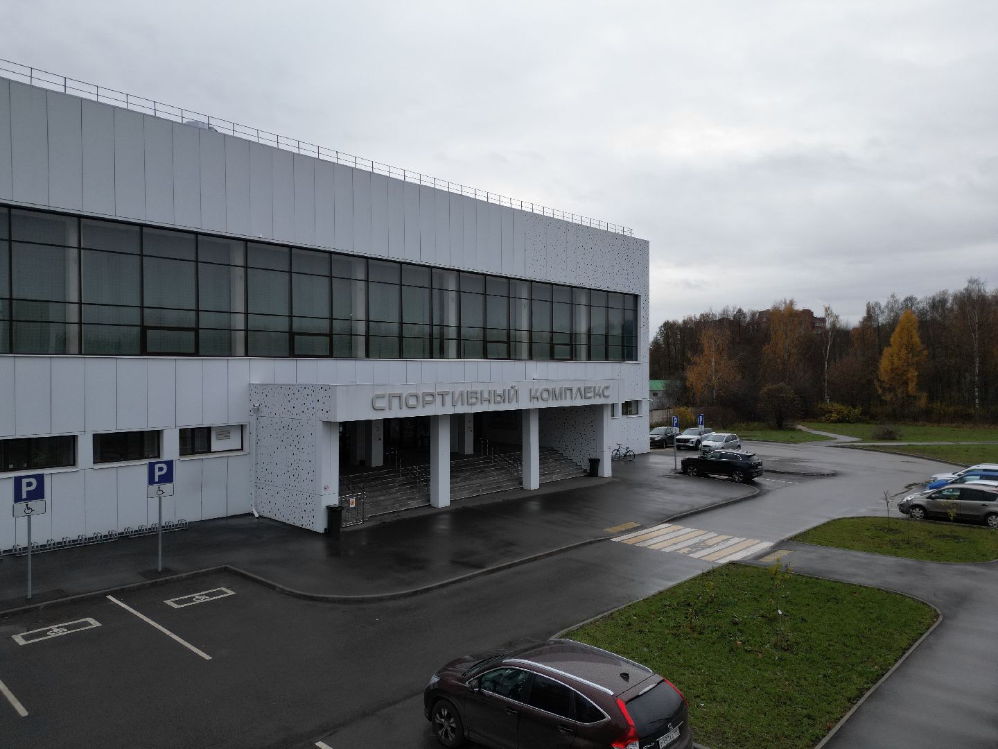 видео с коптера, спорткомплекс, капитальный ремонт,