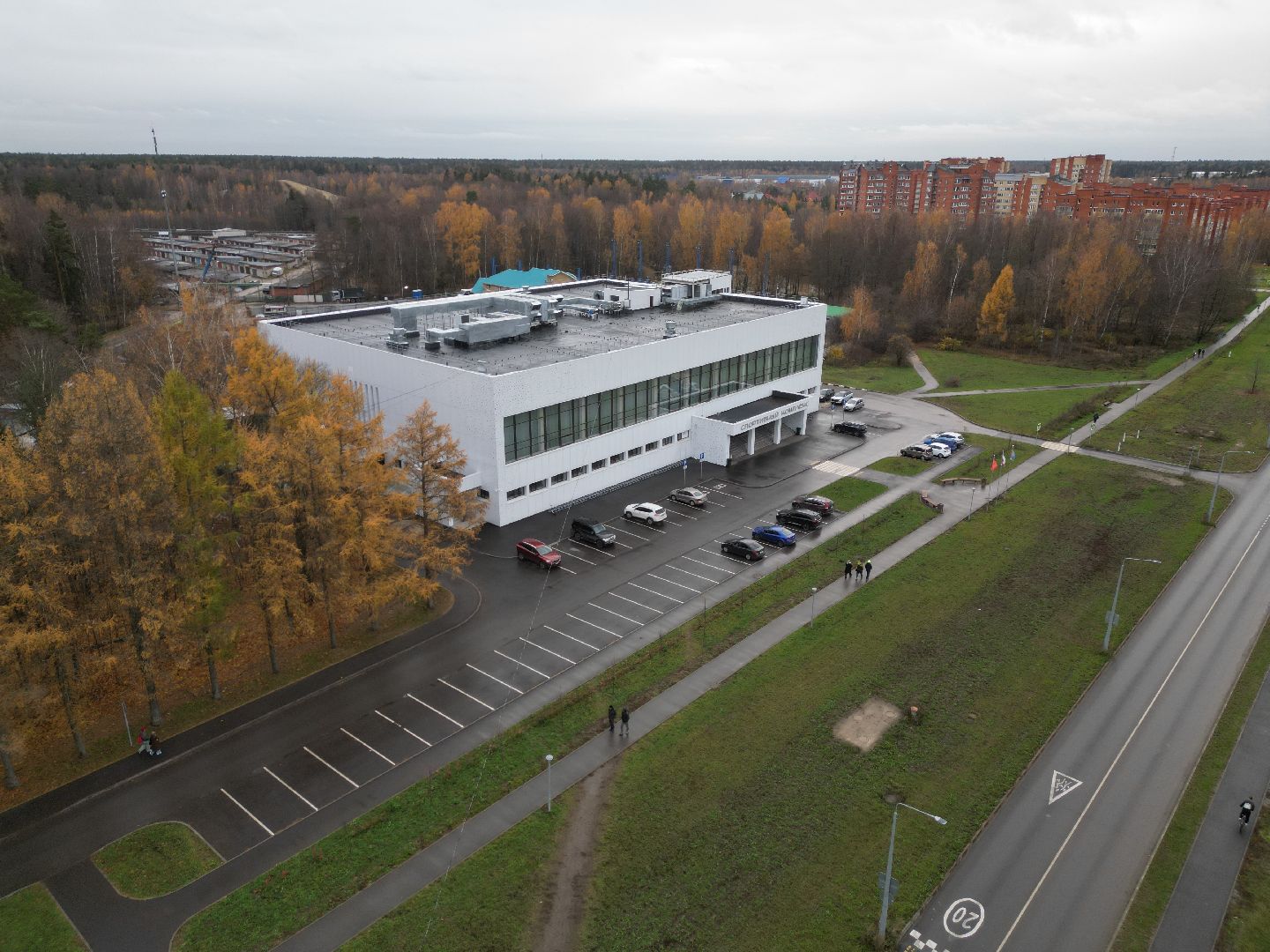 видео с коптера, спорткомплекс, капитальный ремонт,