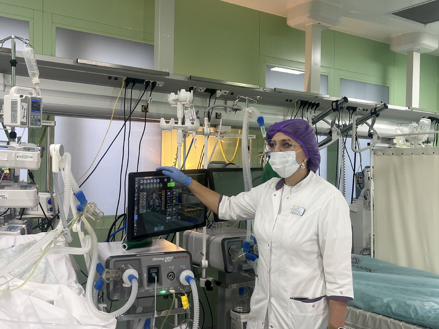 ивл, искусственная вентиляция легких, аппарат, новый аппарат, аппарат ивл,