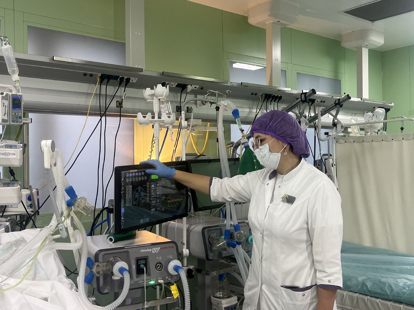 ивл, искусственная вентиляция легких, аппарат, новый аппарат, аппарат ивл,