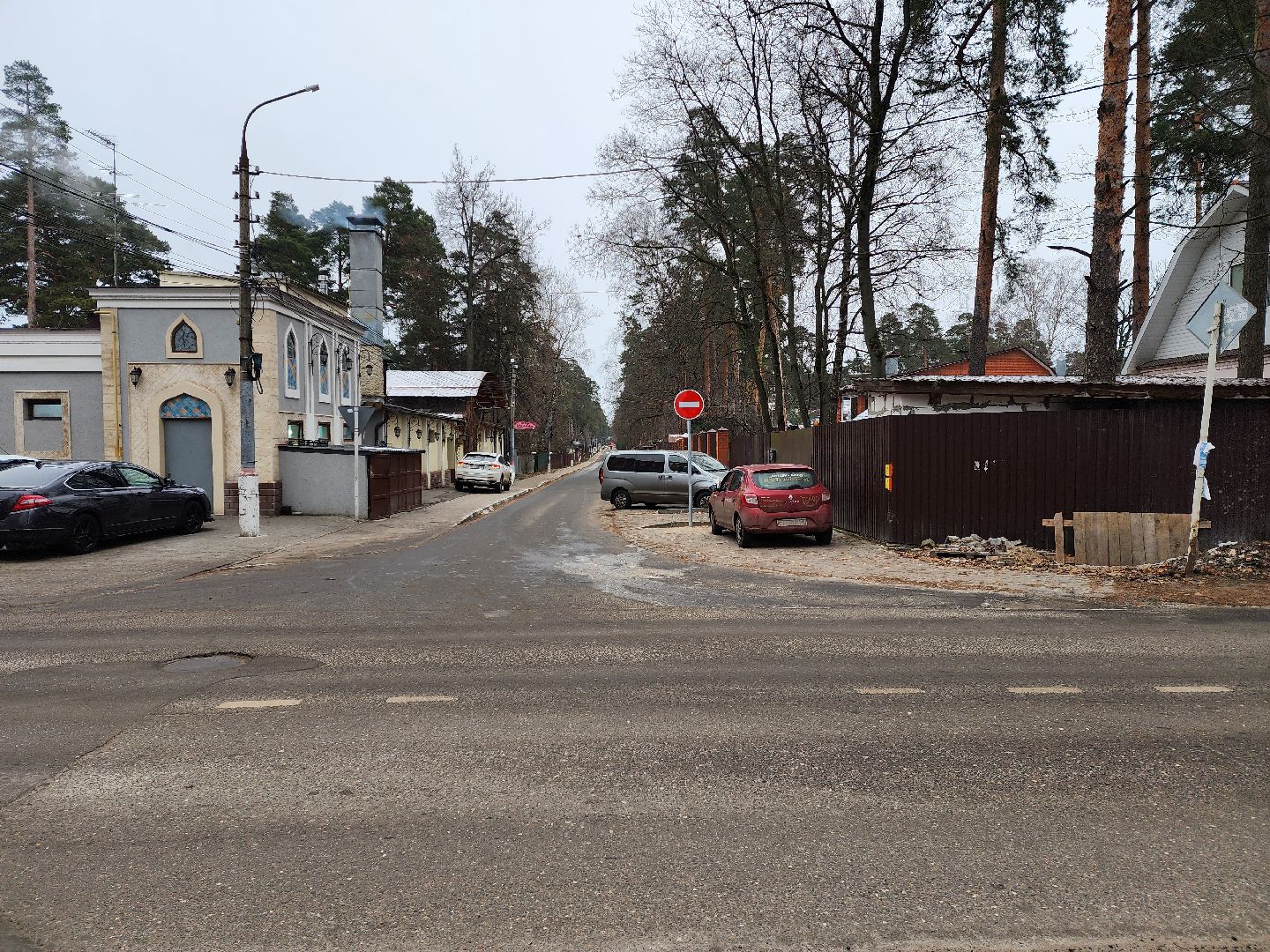 раменское, дороги, одностороннее движение на улице комсомольской в поселке ильинский, вертикалки,