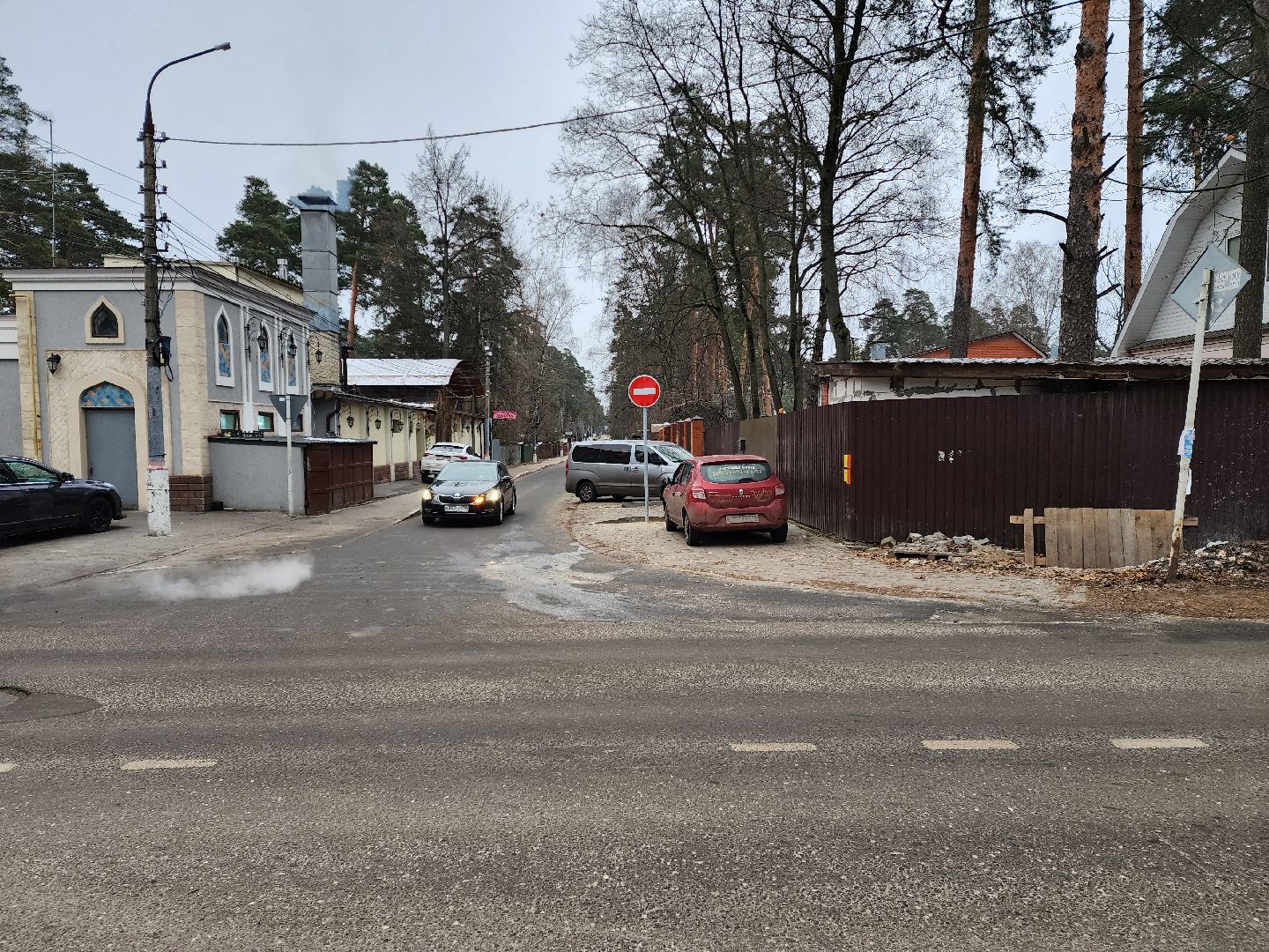 раменское, дороги, одностороннее движение на улице комсомольской в поселке ильинский, вертикалки,