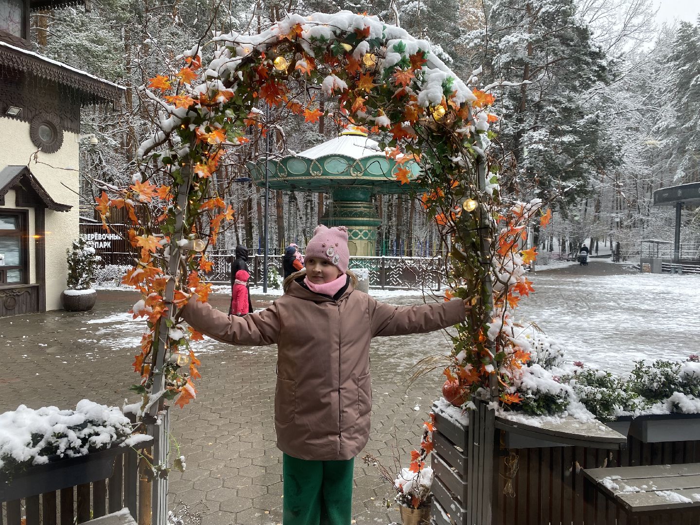 зима в парках, зима в подмосковье, Домодедово, Парк Елочки, Подмосковье, выбор жителей, Зимний сезон,