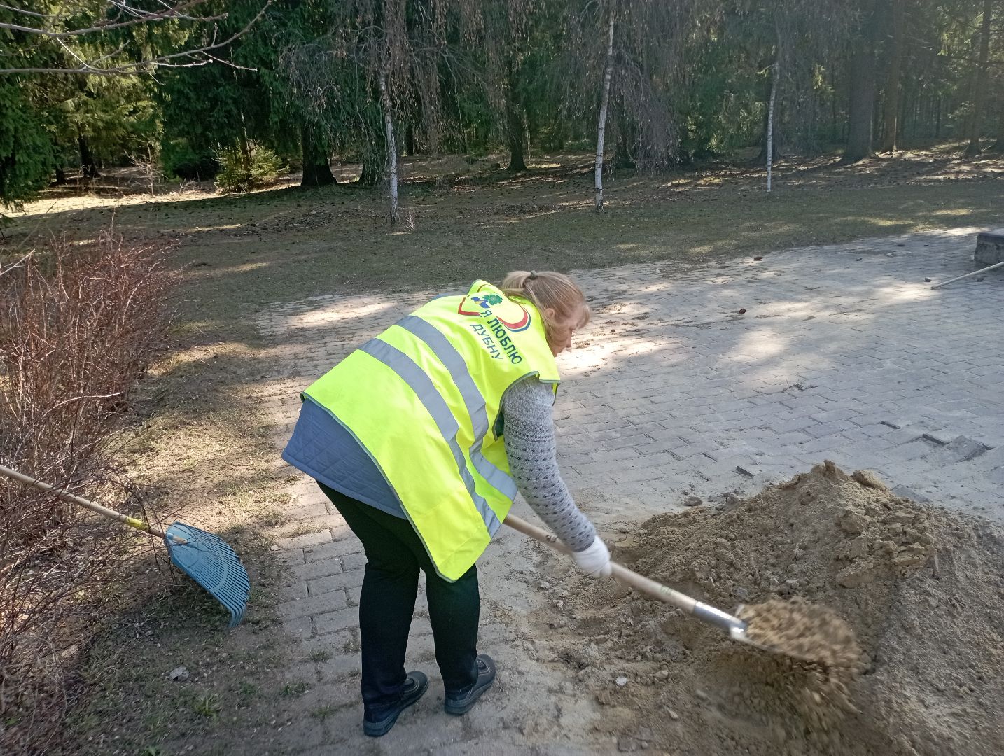 благоустройство, мемориальный комплекс, уборка, Дубна