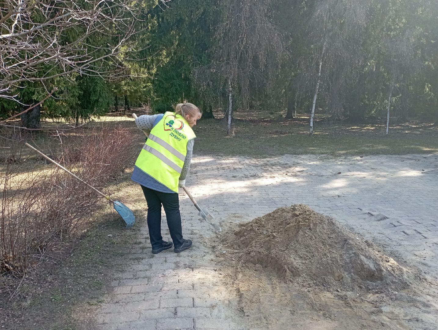 благоустройство, мемориальный комплекс, уборка, Дубна