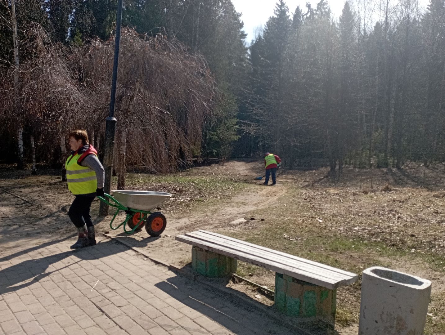 благоустройство, мемориальный комплекс, уборка, Дубна