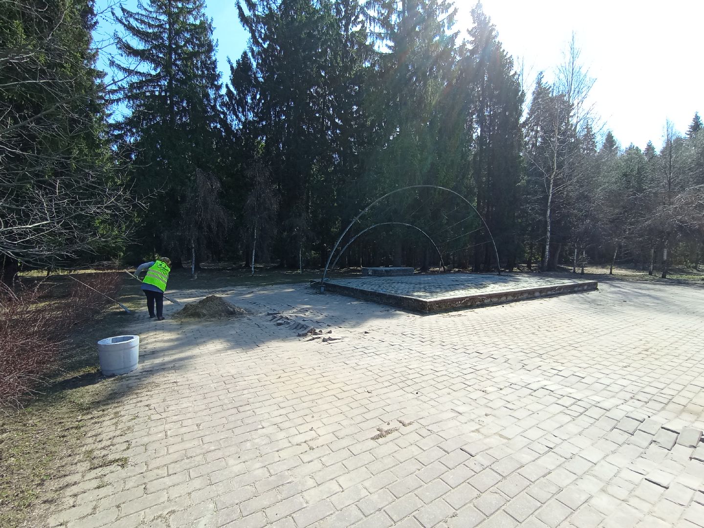 благоустройство, мемориальный комплекс, уборка, Дубна