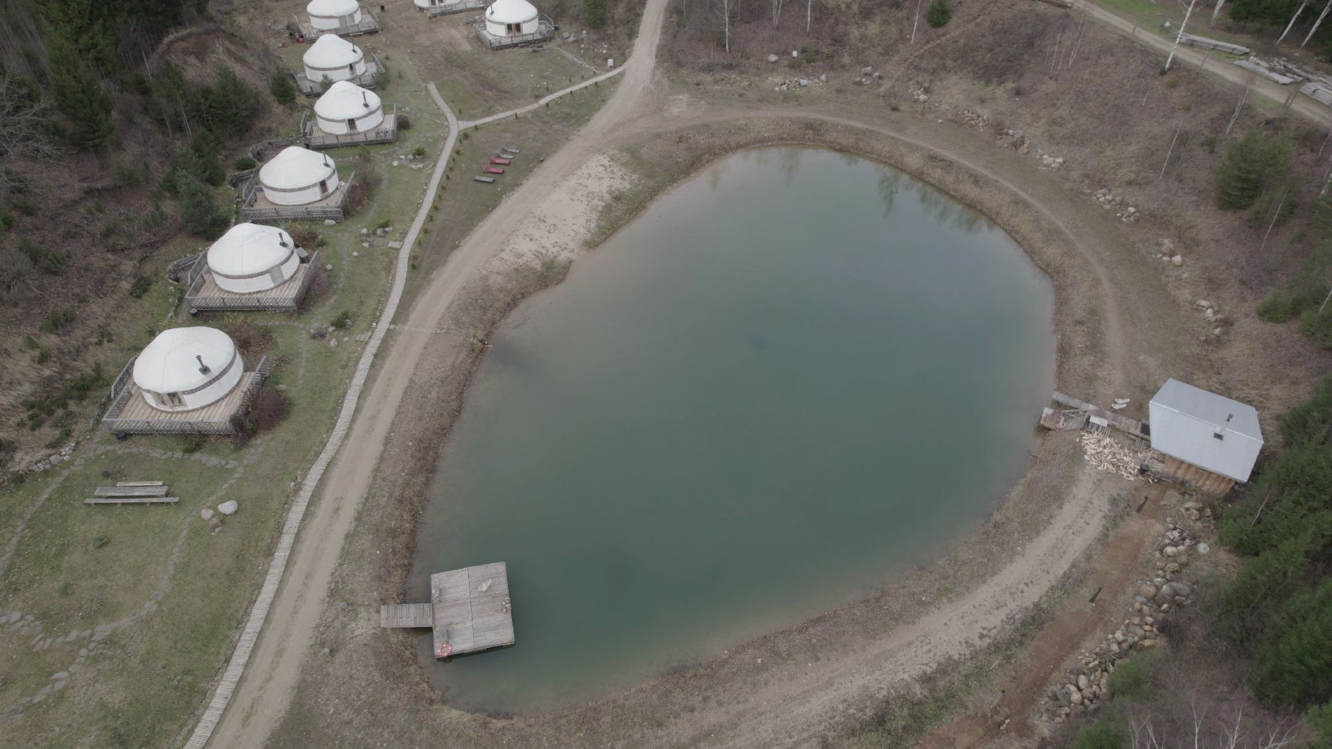 видео с коптера, руза, туризм, отель,