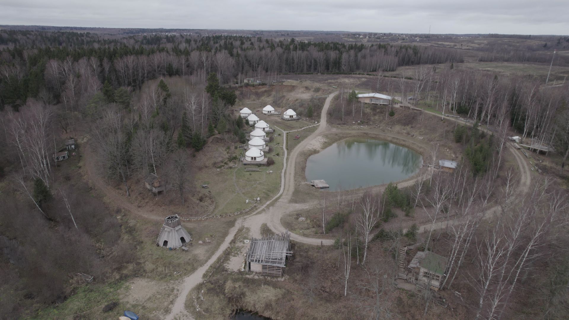 видео с коптера, руза, туризм, отель,