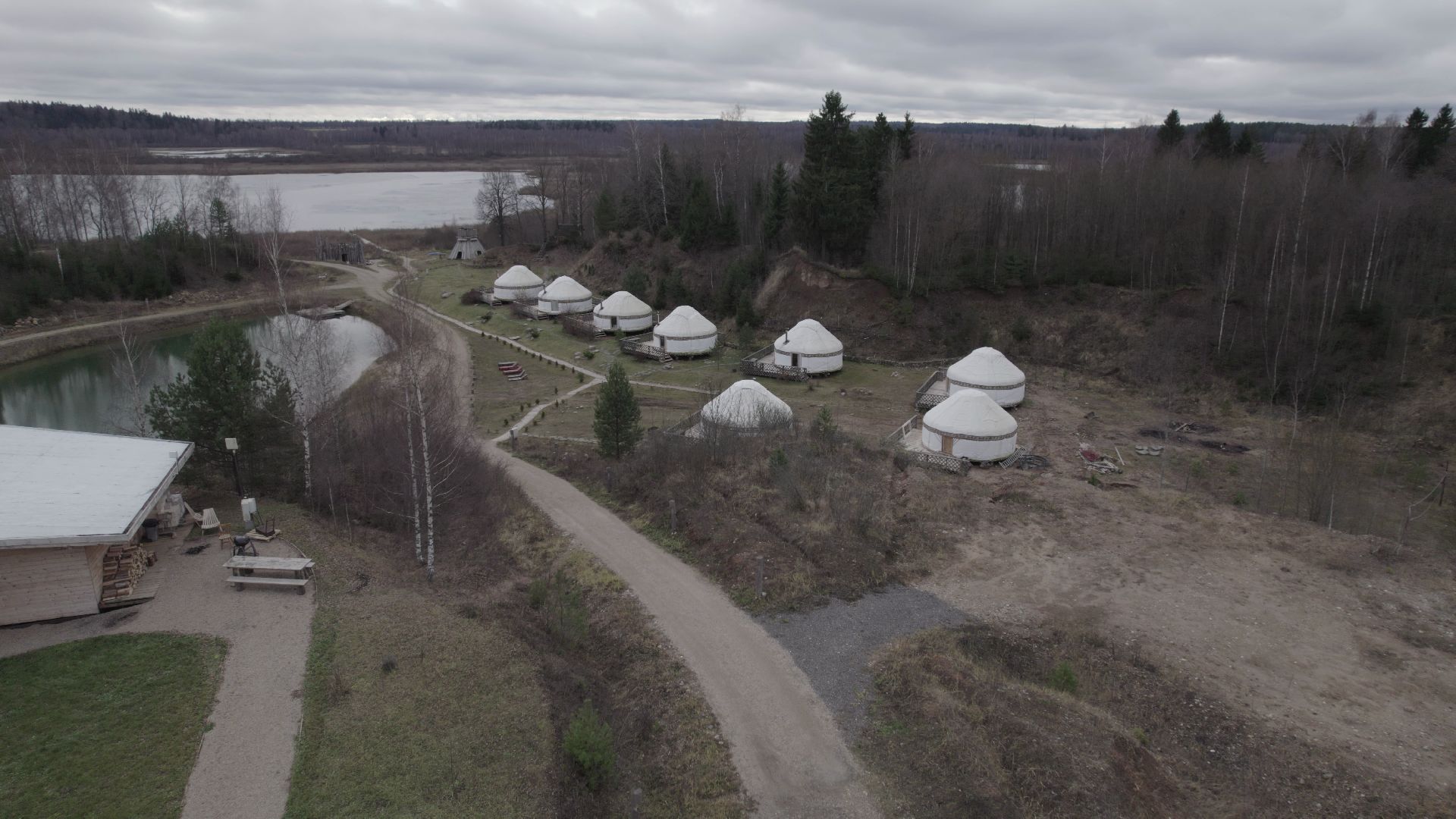 видео с коптера, руза, туризм, отель,