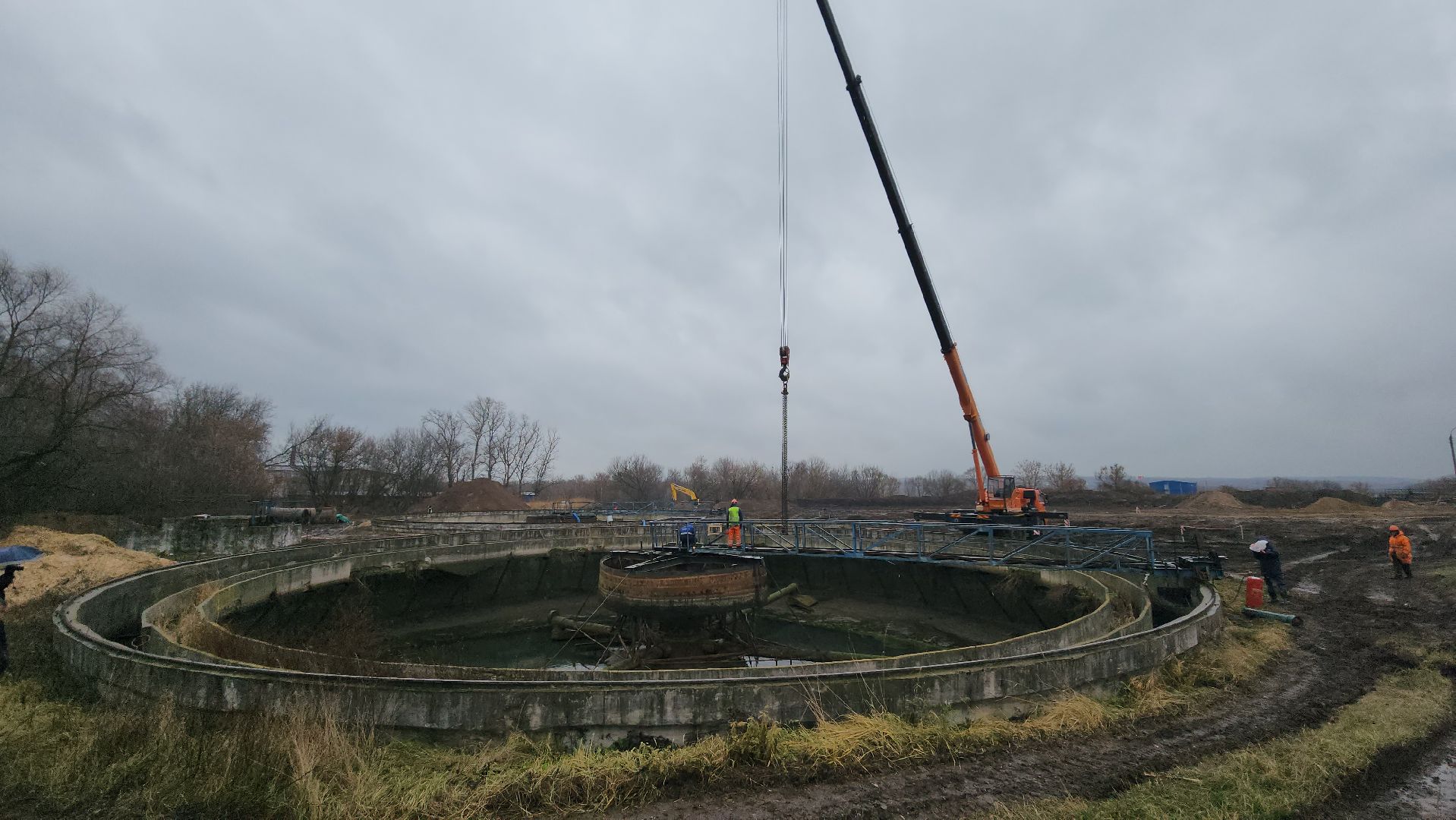 серпухов, очистные сооружения, реконструкция очистных сооружений, водоканал, экология, вертикалки,