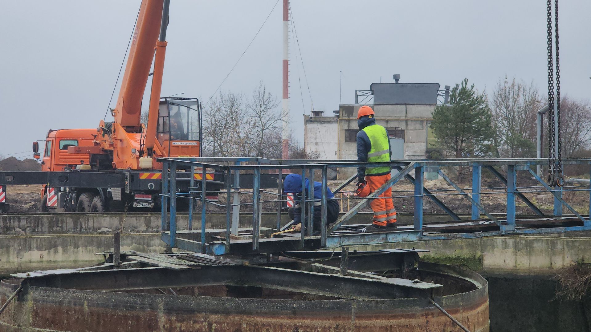 серпухов, очистные сооружения, реконструкция очистных сооружений, водоканал, экология, вертикалки,
