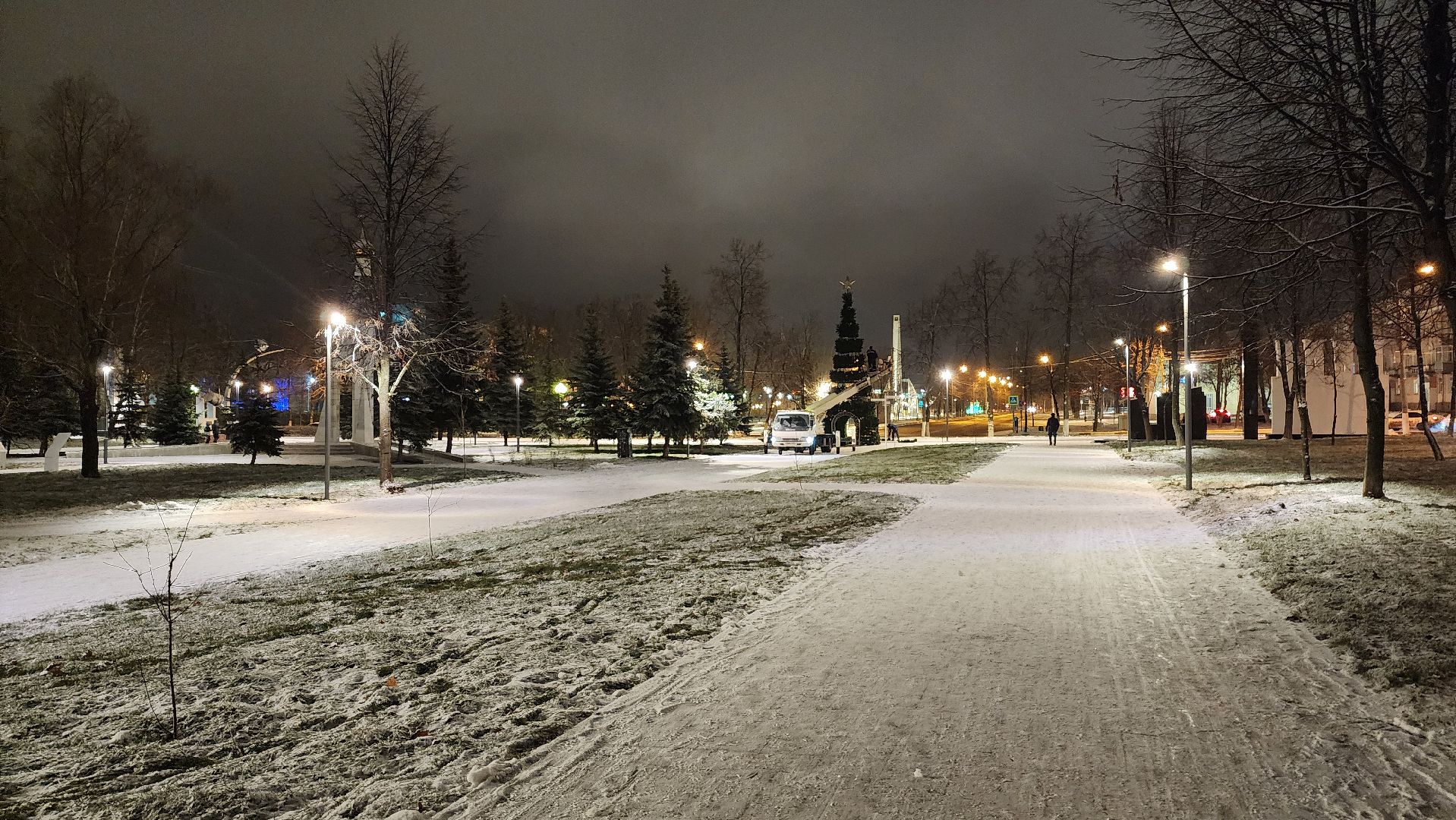 ступино, новый год, украшение улиц, вертикалки, новогодняя елка,