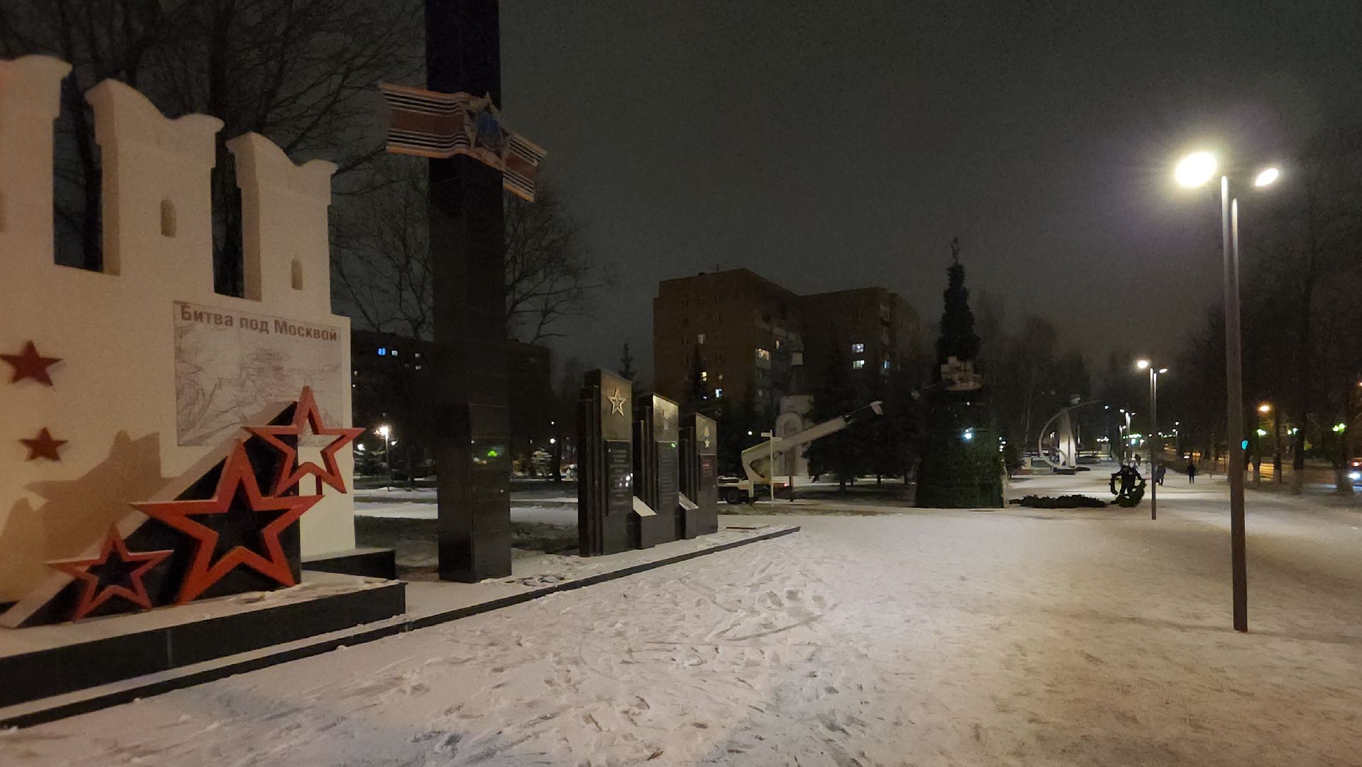 ступино, новый год, украшение улиц, вертикалки, новогодняя елка,