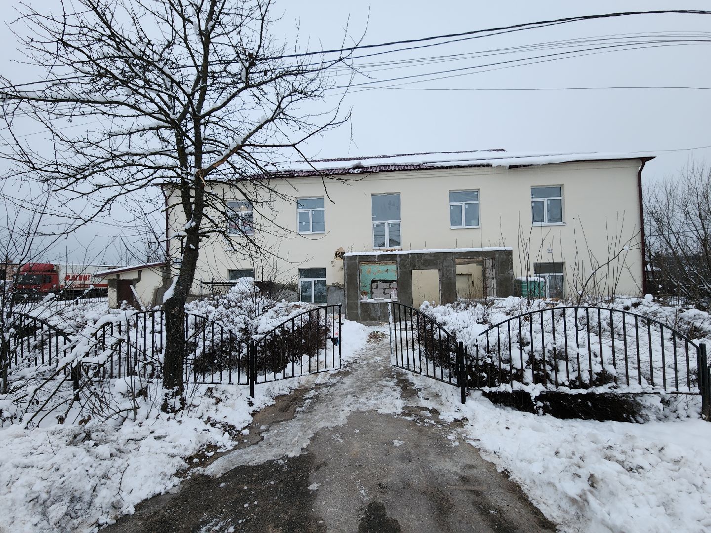 поликлиника, ремонт поликлиники, колюбакино, руза, рузский городской округ, московская область, здравоохранение мо, вертикалки,