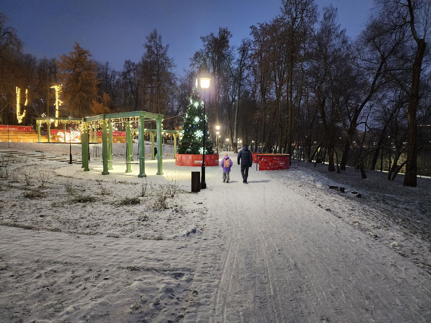 раменское, благоустройство, раменский городской парк, подготовка к открытию зимнего сезона, вертикалки,