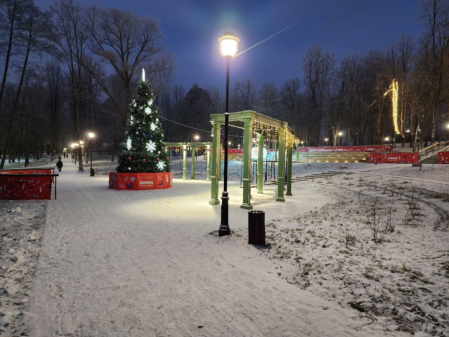 раменское, благоустройство, раменский городской парк, подготовка к открытию зимнего сезона, вертикалки,
