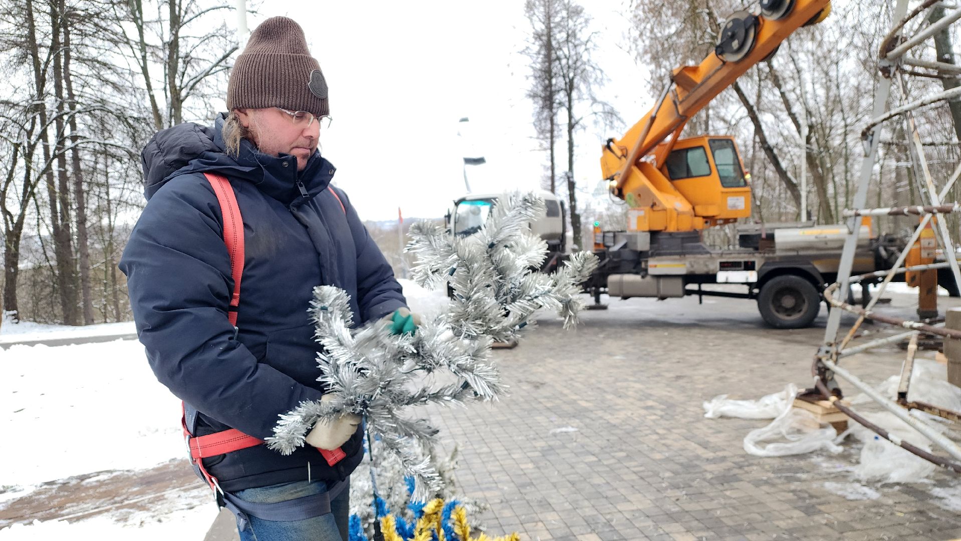 парки, новогодняя елка, истра, вертикалки,