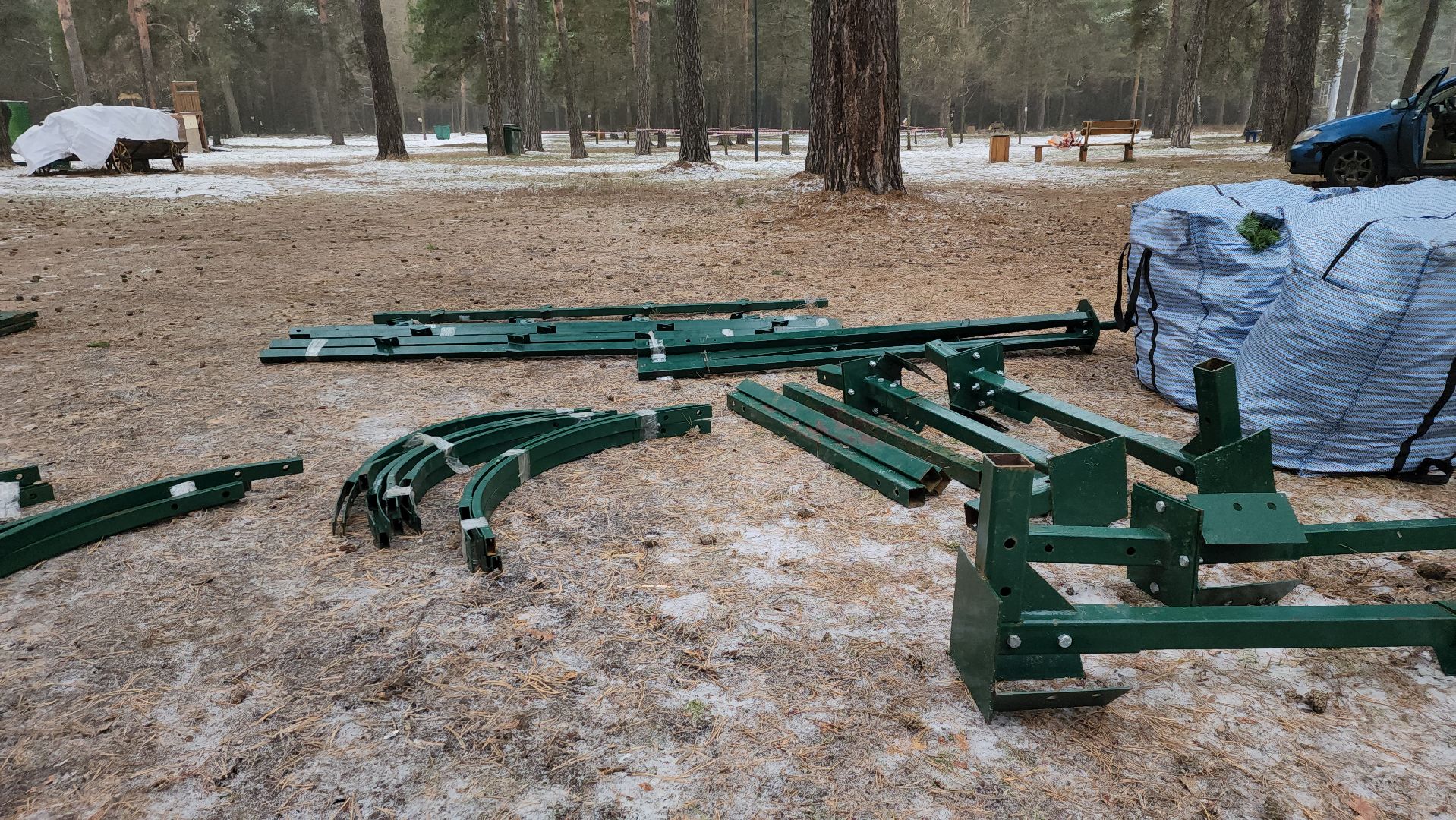 котельники, парки, лес, новогодние игрушки, новогодняя елка,