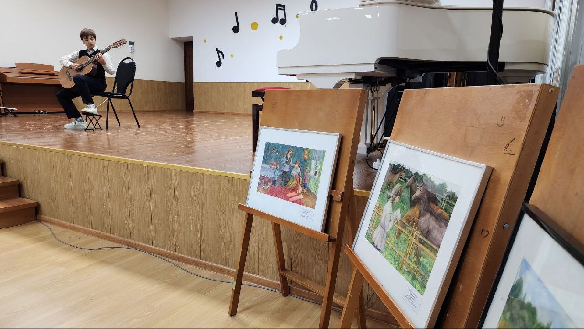 вертикалки, Серебряные Пруды, Культура, зачетный концерт, музыканты, Школа искусств Кившенко,