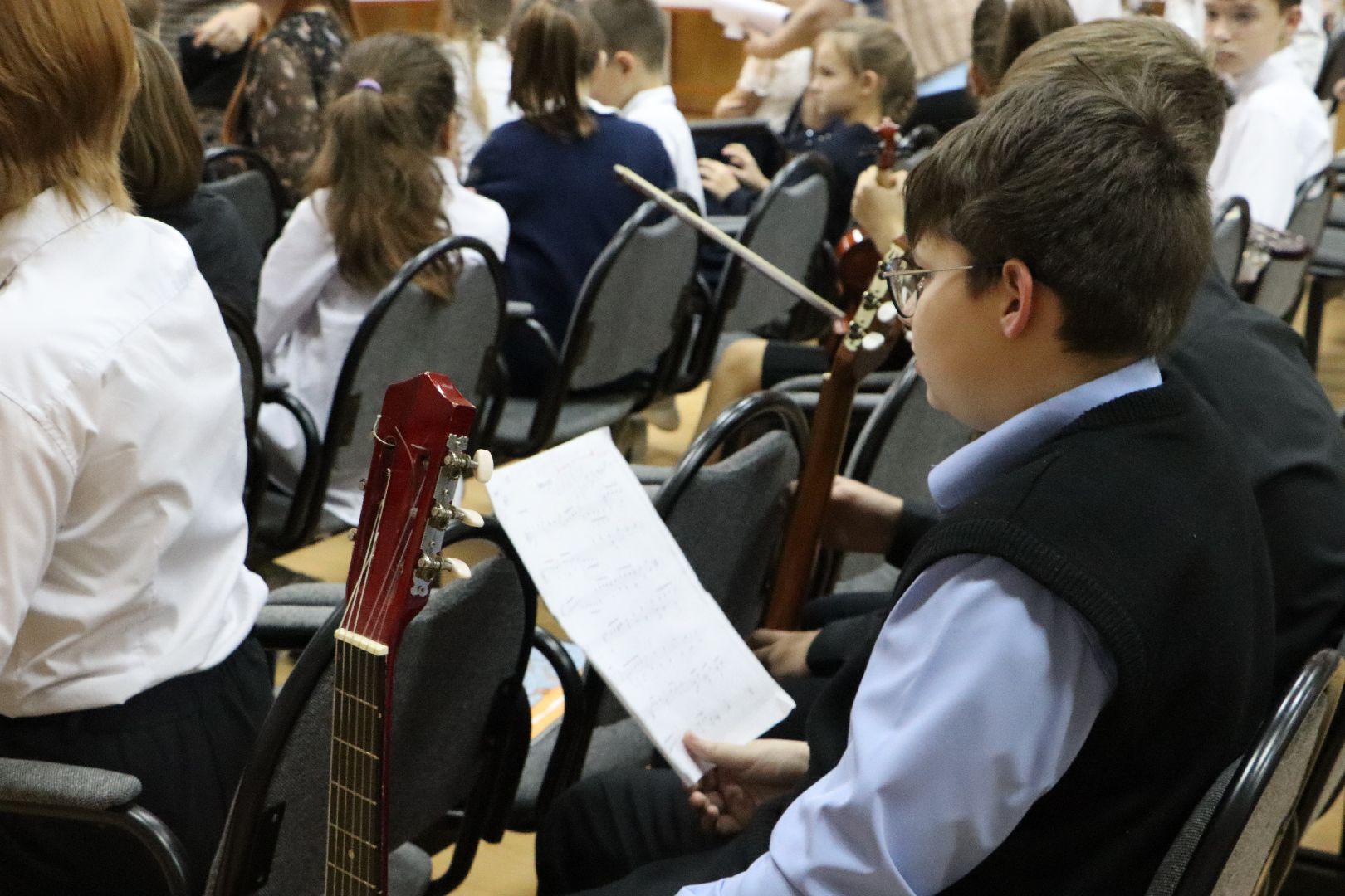 вертикалки, Серебряные Пруды, Культура, зачетный концерт, музыканты, Школа искусств Кившенко,