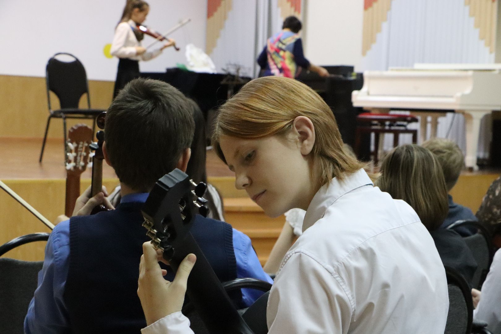 вертикалки, Серебряные Пруды, Культура, зачетный концерт, музыканты, Школа искусств Кившенко,