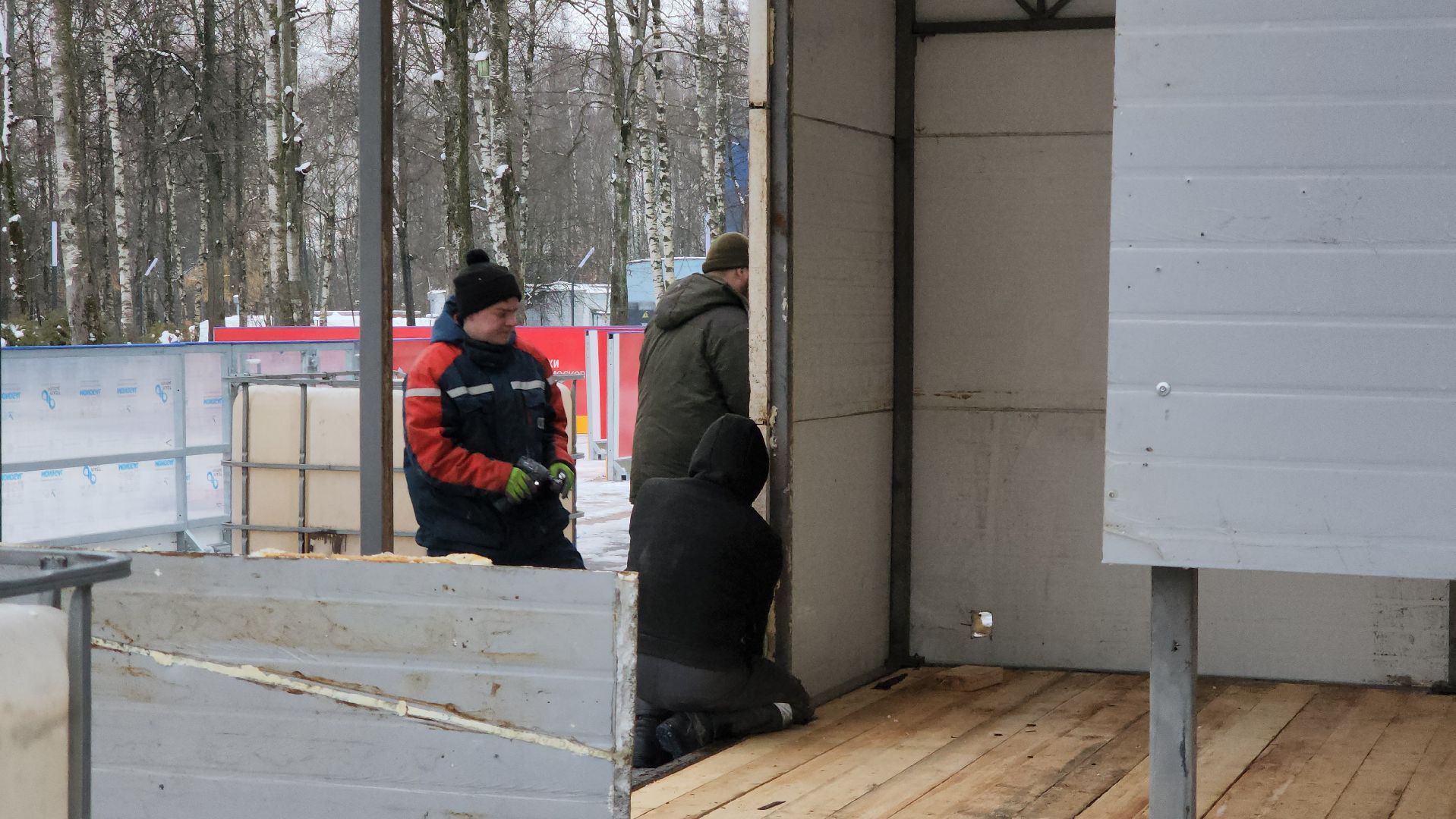 Каток, Парк, Лобня, Раздевалка, вертикалки,