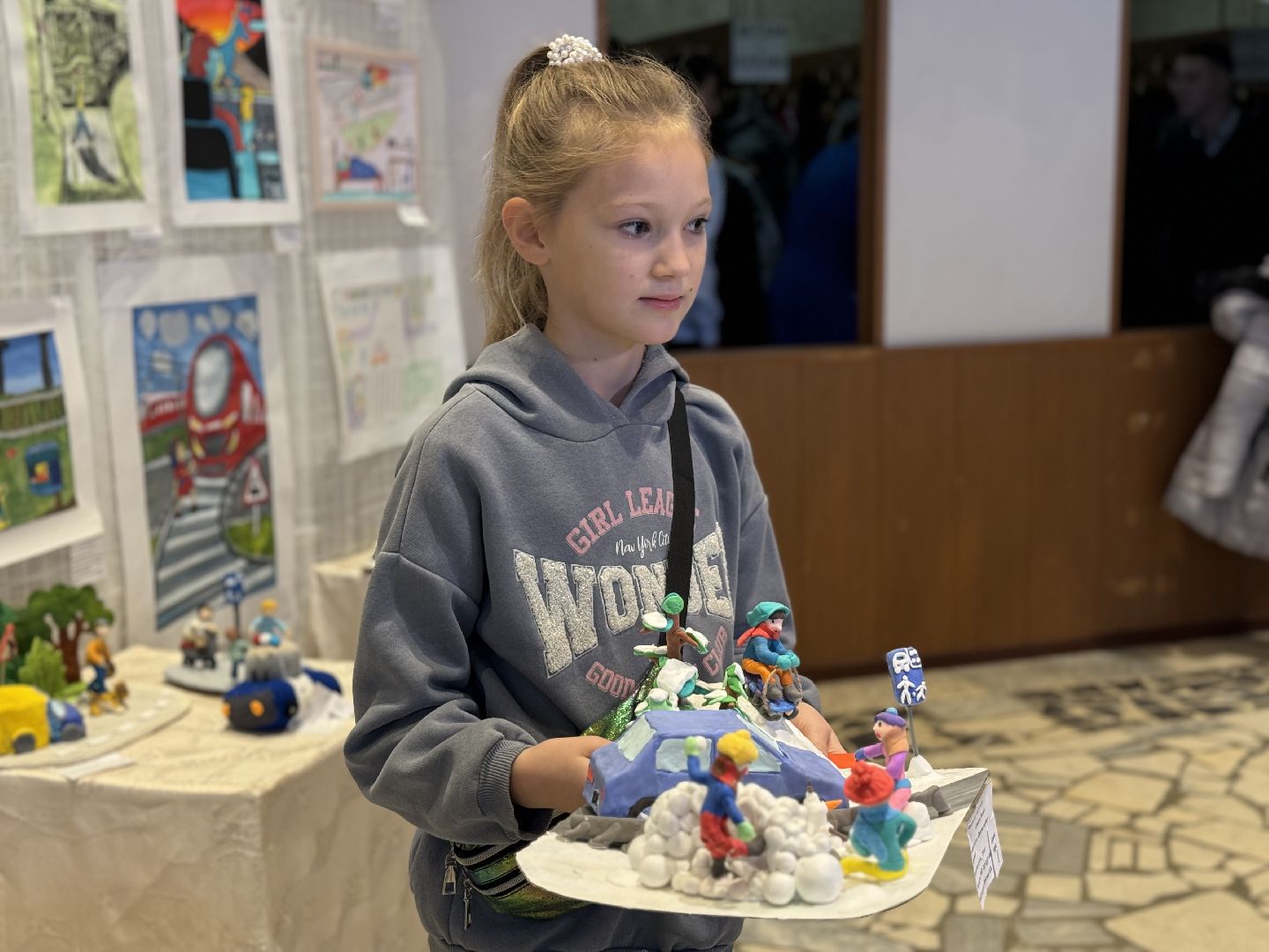 конкурса по профилактике дорожно-транспортного травматизма и безопасности дорожного движения, Выставка Умный пешеход, кинотеатр искра, центр детского творчества импульс,