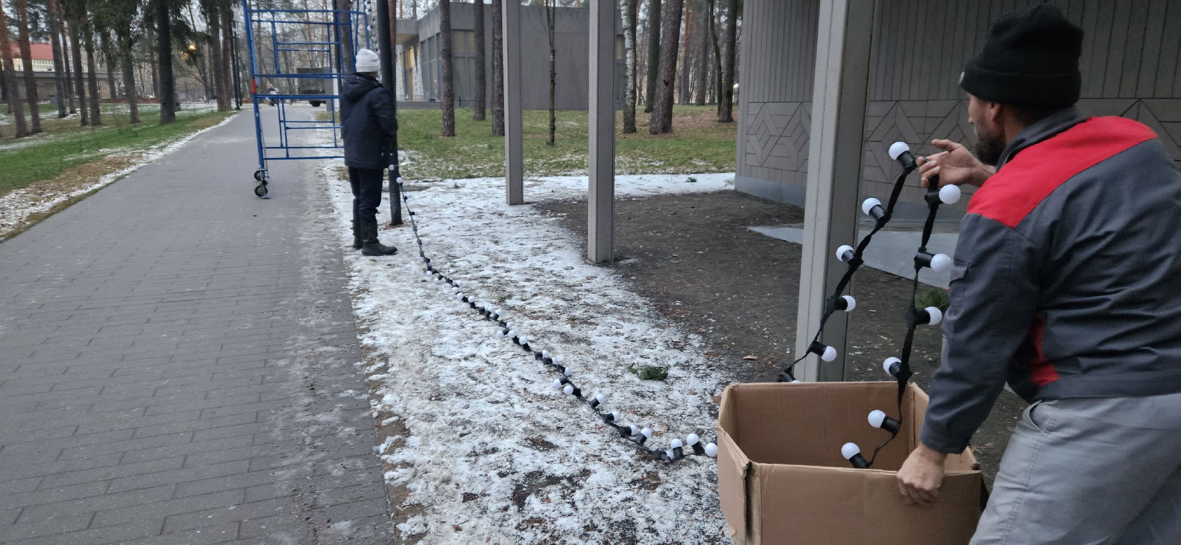 жуковский парк, новый год, Жуковский, вертикалки,